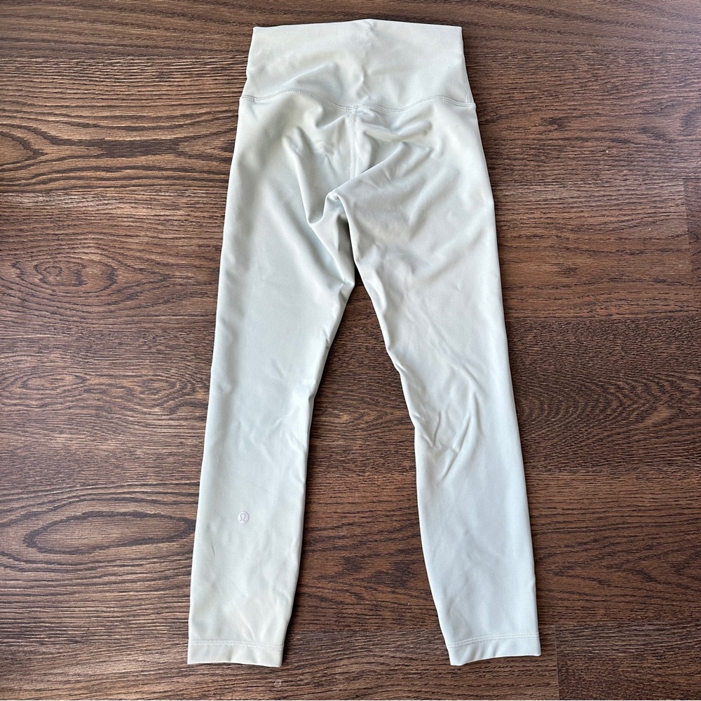 Lululemon Wunder Train High - Rise Crop 23” - Size 4 - Laurel Green - Picture 4 of 7